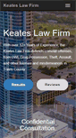 Mobile Screenshot of keateslawfirm.com